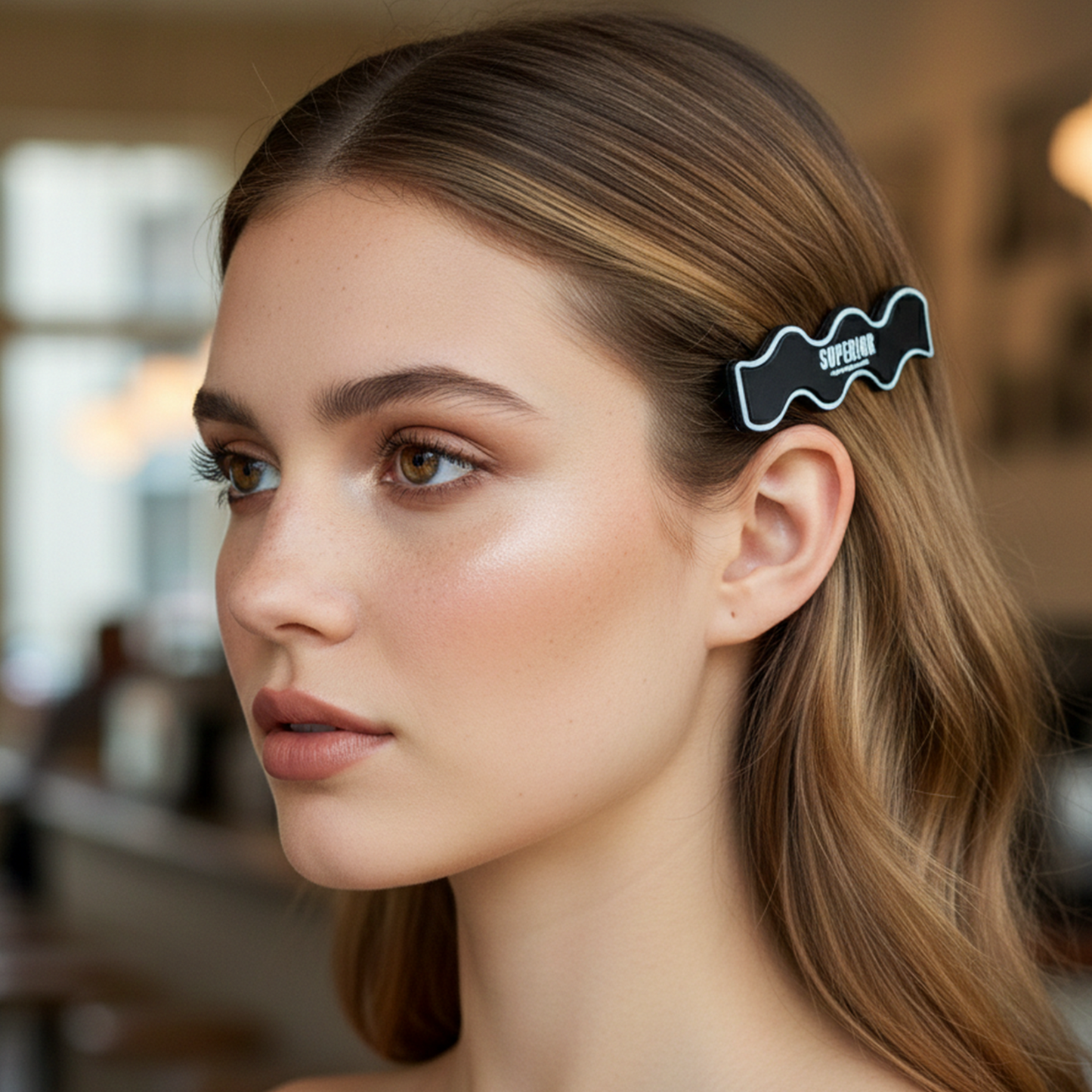 Fashion Hair Clips for Women & Girls - 4 Pc Curved Snap Style - Happy Price - Image 6