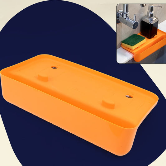 Multi Functional Drainer Shelf Sink Storage Holder Sink Colander Strainer Basket (1 Pc) - Happy Price - Image 1