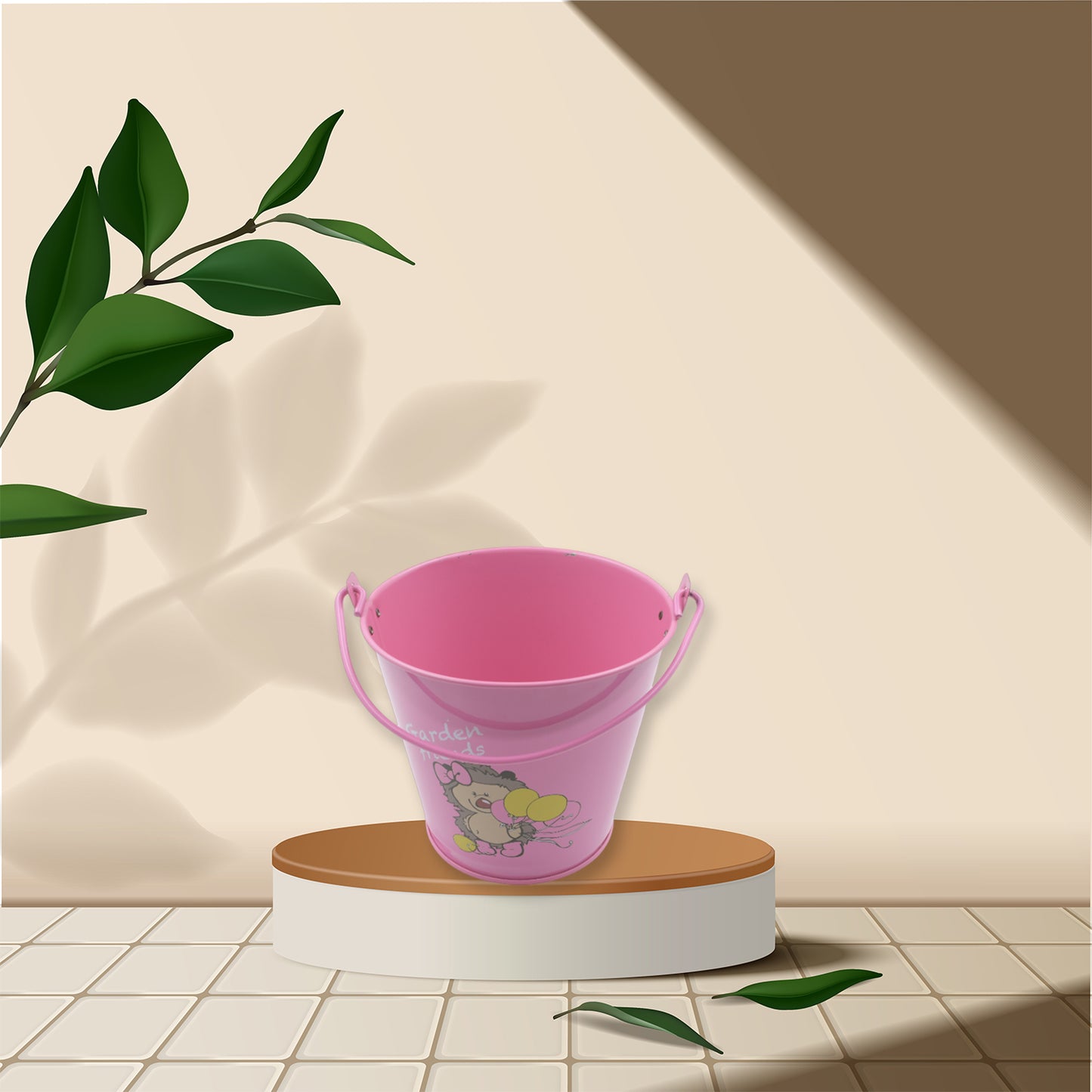 Small Metal Buckets With Handles Bucket Plant Kids Pot Plant Succulents Metal Flower Bucket Metal Candy Bucket Ice Bucket Bucket Metal Succulent Flower Pot Creativity (1 Pc) - Happy Price - Image 2