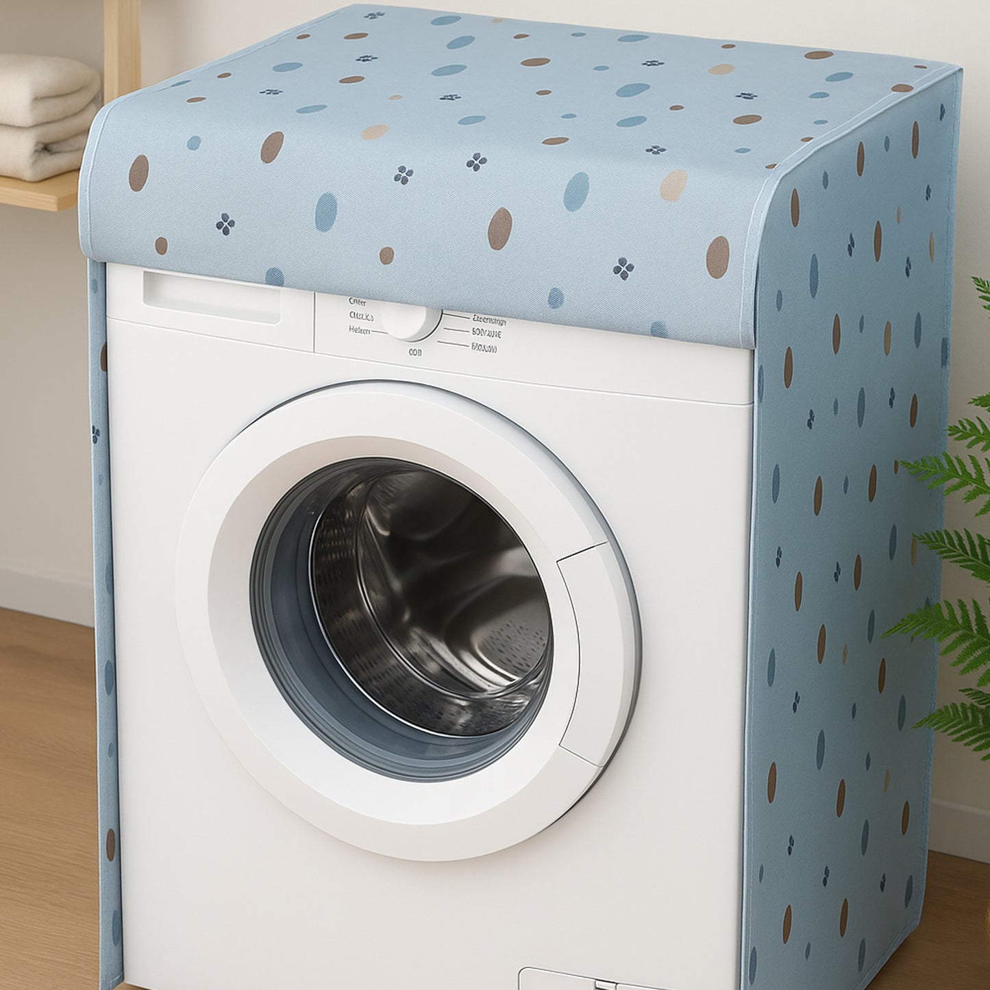 Washing Machine Cover Tumble Dryer Cover Sun Protection Dustproof Washing Machine Protective Cover (75x46x85 Cm) - Happy Price - Image 5