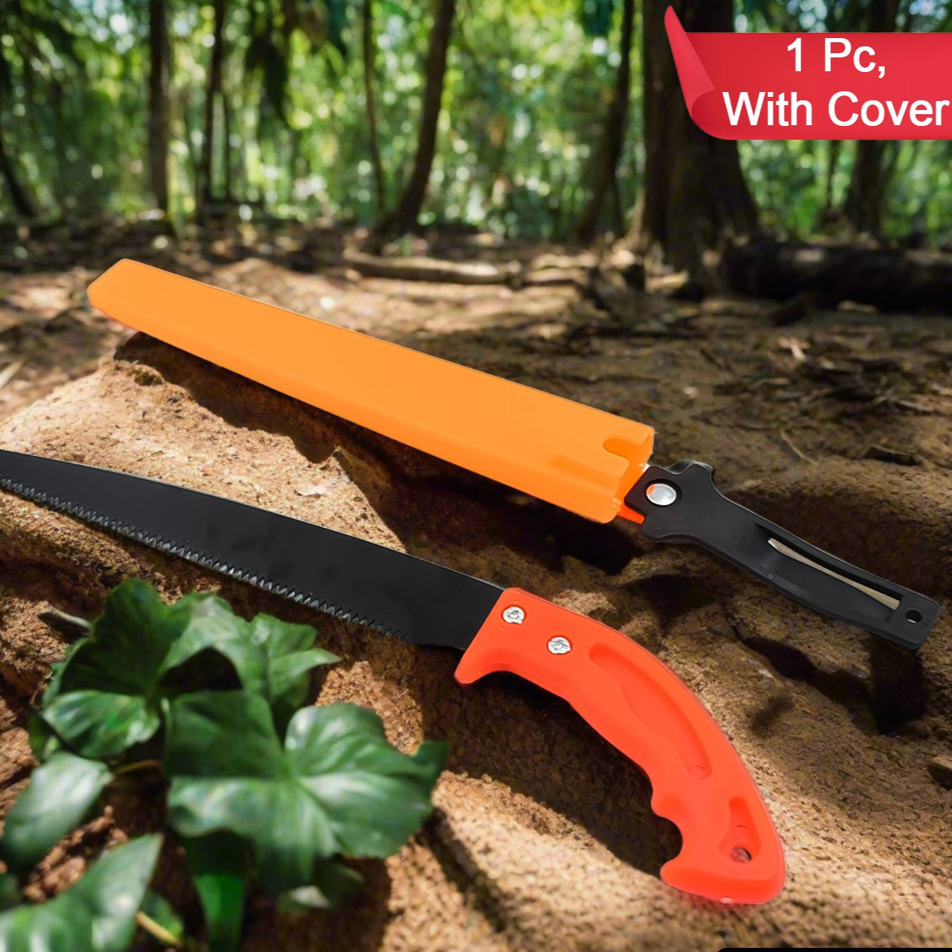 Hand Pruning Saw For Tree Branch Cutter (1 Pc With Cover) - Happy Price - Image 1