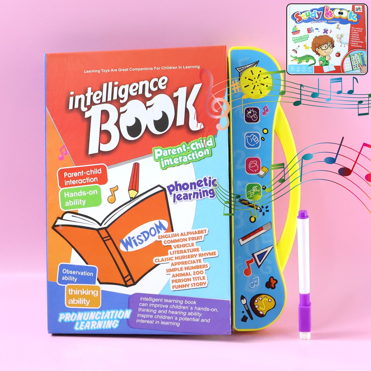Talking Phonics Learning Book for Kids with Sound & Pronunciation (1 Set) - Happy Price - Image 2