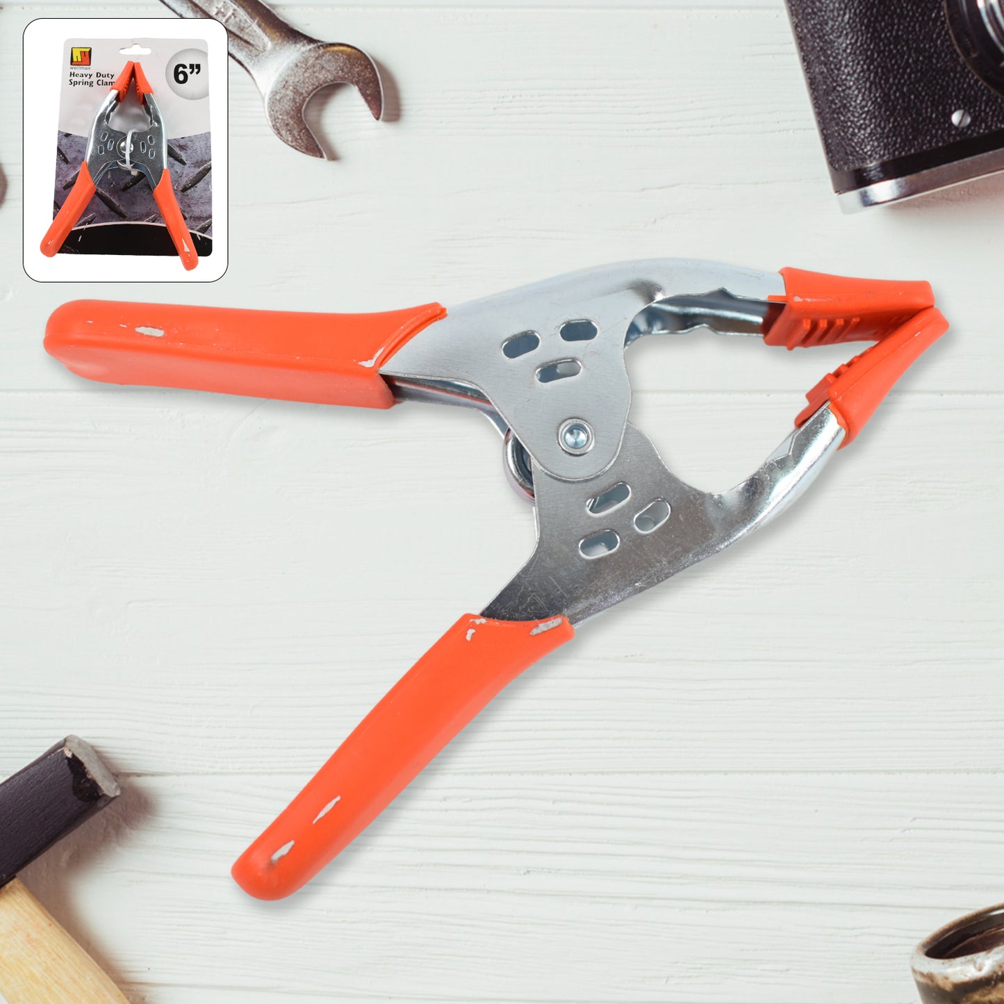6 Inch Spring Clamps Heavy Duty Spring Metal Spring Clamps (1 Pc) - Happy Price - Image 3