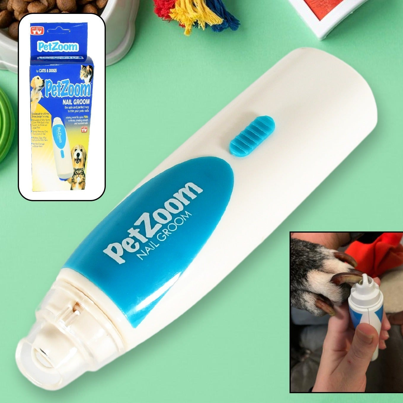 Battery-Operated Pet Nail Grinder for Dogs & Cats (1 Pc) - Happy Price - Image 1