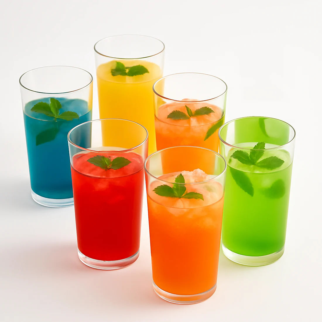 Round Clear Plastic Water Glass Juice Beer Wine Plastic Unbreakable Transparent Glass Set ( 300ml 6pc ) - Happy Price - Image 3