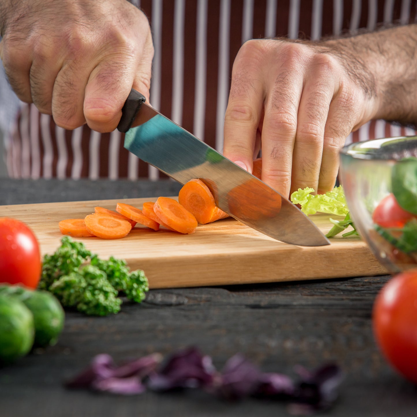 Natural Wood Chopping Cutting Board For Kitchen Vegetables Fruits  Cheese Bpa Free. - Happy Price - Image 3