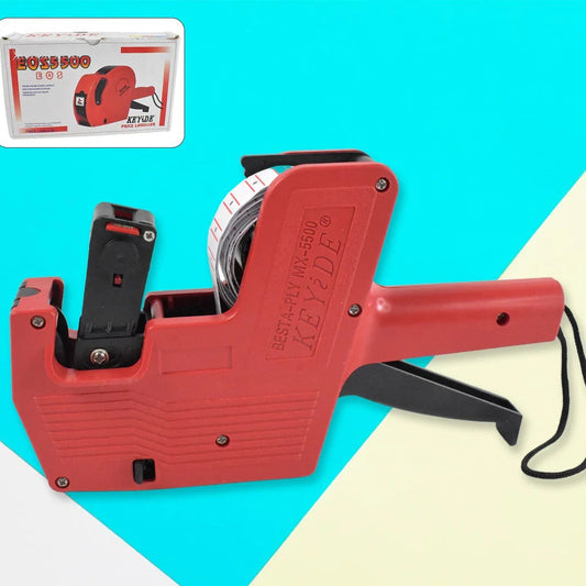 Hand Held Plastic 8 Digits Price Label Tag Gun Widely Used In Departmental Stores And Markets For Price Tagging Among Customers. - Happy Price - Image 1