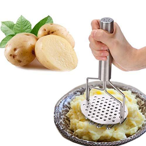 stainless Steel Hand Masher (Mash For Dalvegetablepotatobaby Foodpav Bhaji) - Happy Price - Image 1