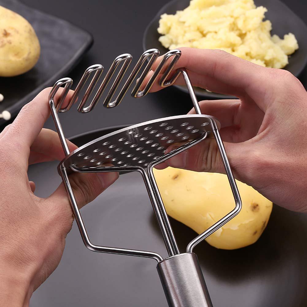 stainless Steel Hand Masher (Mash For Dalvegetablepotatobaby Foodpav Bhaji) - Happy Price - Image 6