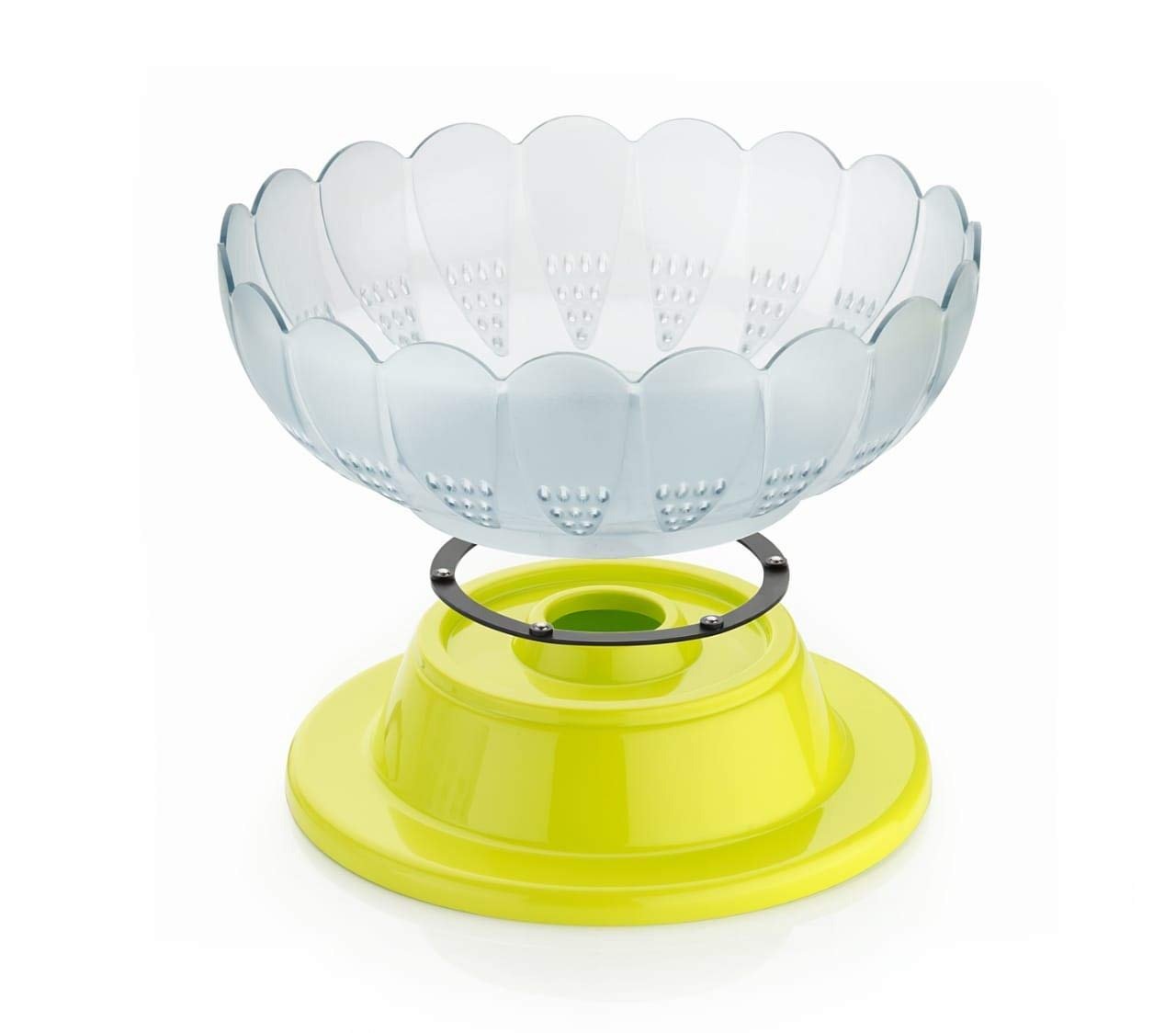 Absolute Plastic Round Revolving Fruit And Vegetable Bowl - Happy Price - Image 4