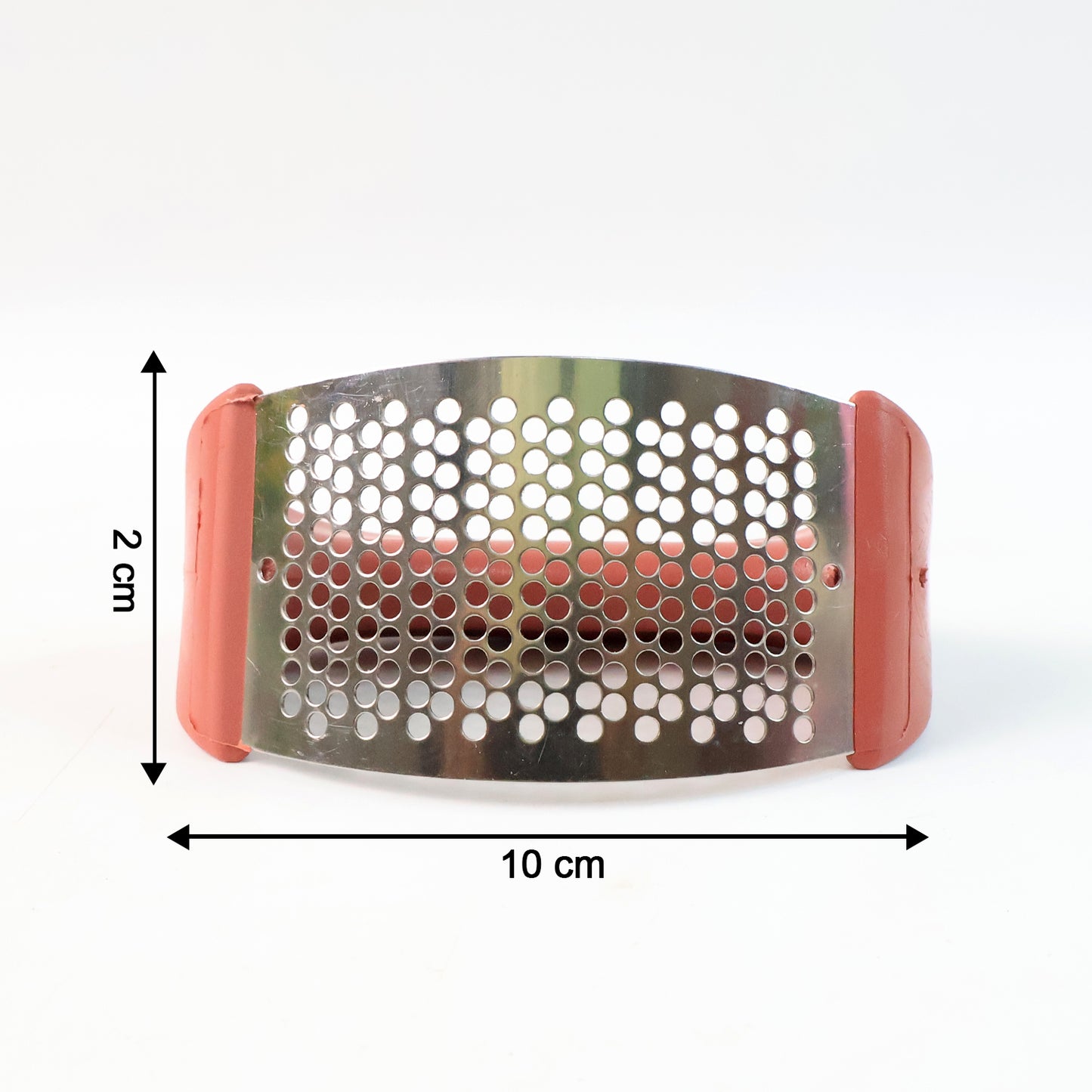 Premium Curve Garlic Press Crusher (1 Pc) - Stainless Steel Mincer - Happy Price - Image 3