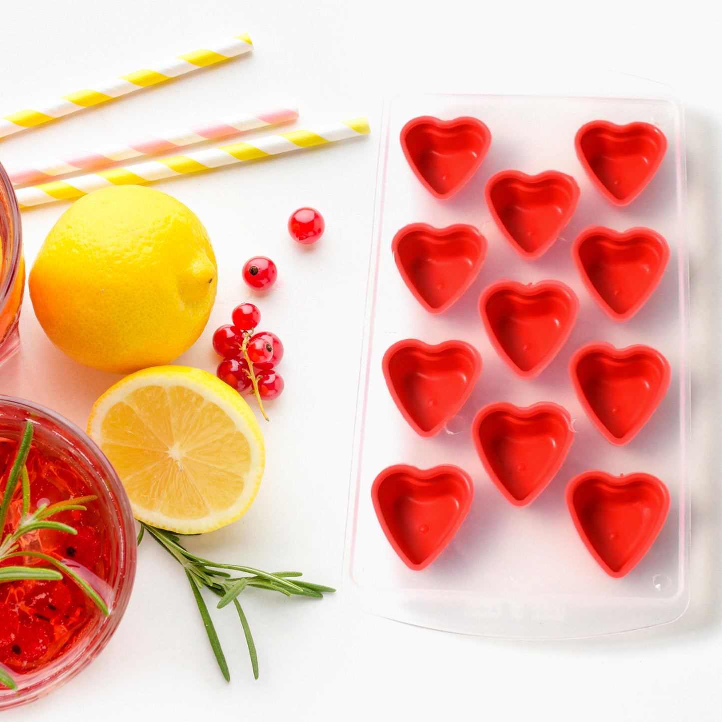 Silicone Mold Ice Cube Tray Creative Sweet Multi Type Ice Tray Buckets Ice Cube Trays Multi Fruit Shape Ice Tray (1 Pc) - Happy Price - Image 2