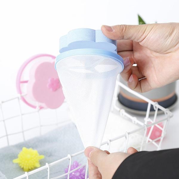 Washing Machine Floating Filter Lint Mesh Bag Net Pouch Hairlint Catcher - Happy Price - Image 6