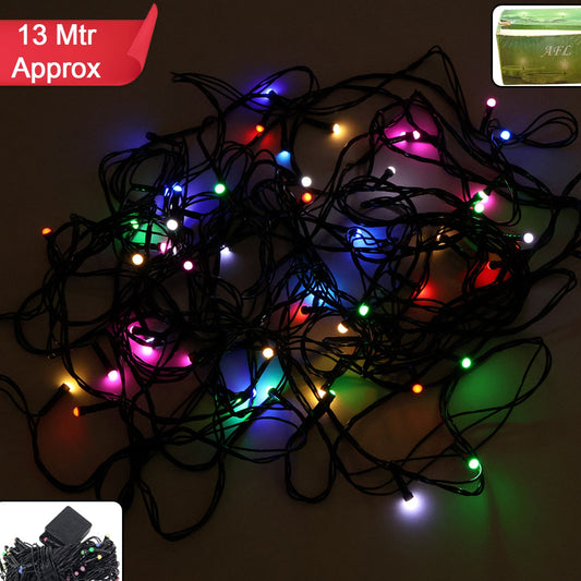 13 Meter Multicolor LED Fairy String Lights (1 Pc) - Festive & Decorative Lighting - Happy Price - Image 1