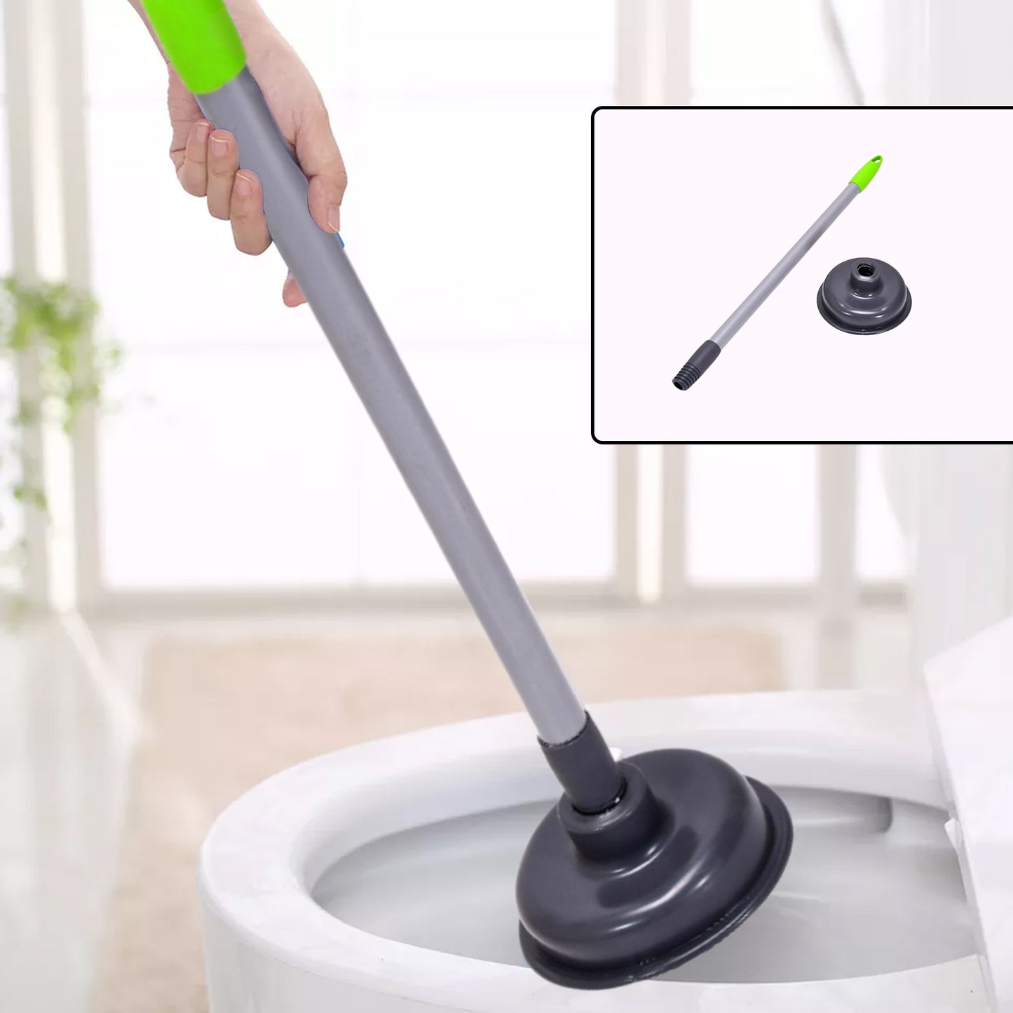 Heavy Duty Toilet Plunger for Effective Drain Clearing - Happy Price - Image 6