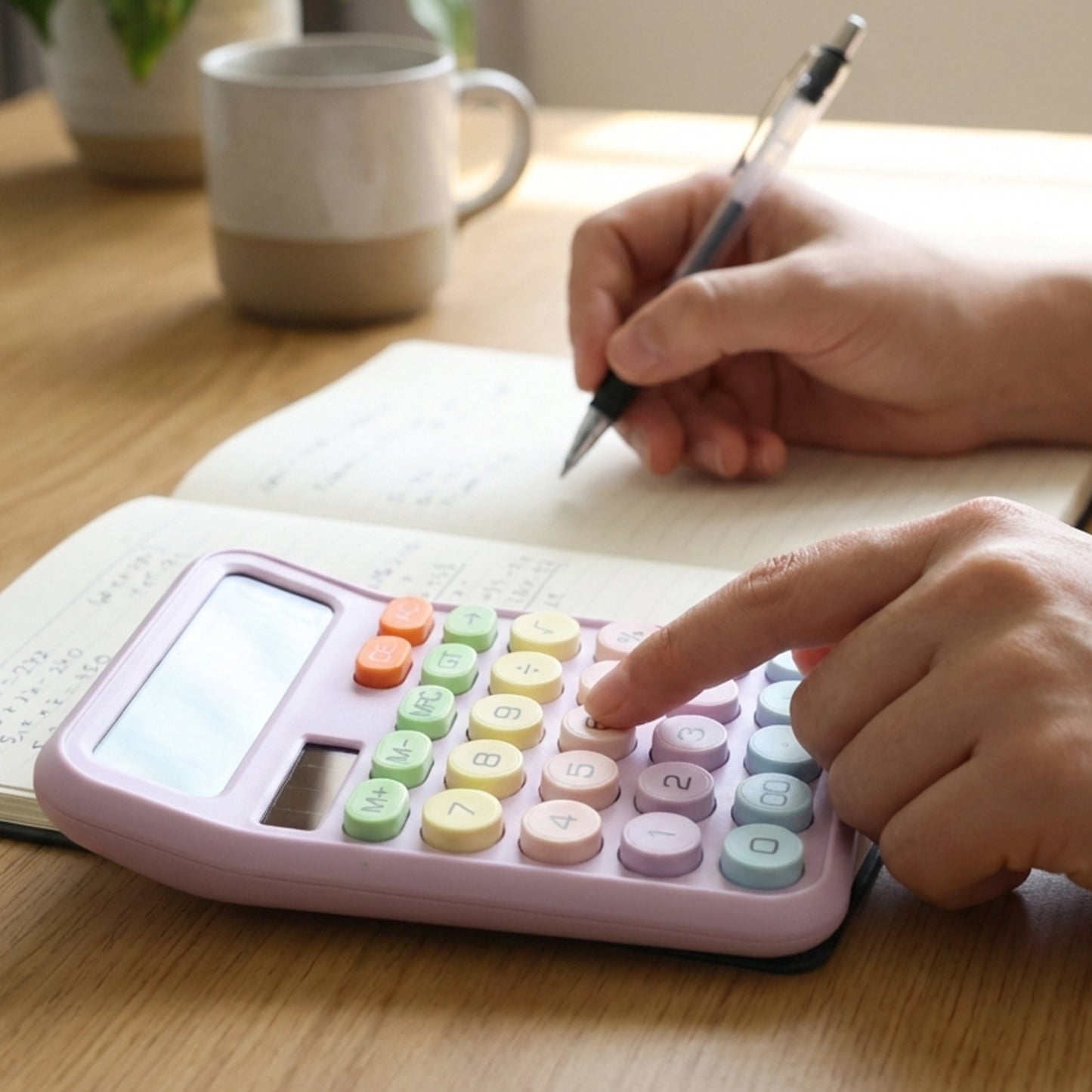 Desktop Electronic Calculator with Large Display and Soft Keys - 1 Pc - Happy Price - Image 3
