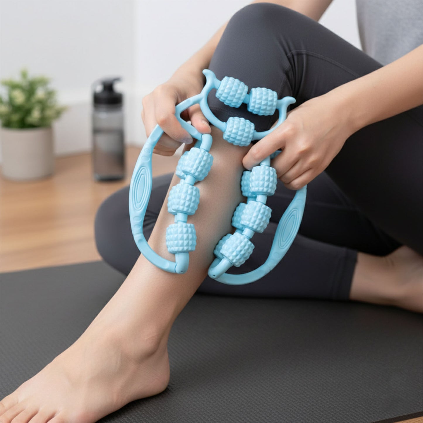 Multi-Wheel Body Massager Roller (1 Pc) for Muscle Relief & Relaxation - Happy Price - Image 6