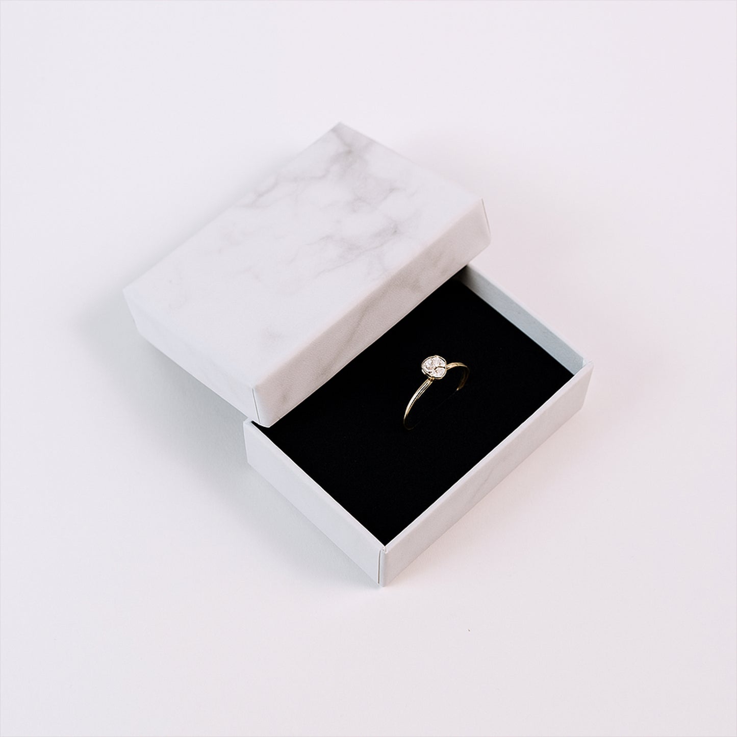 Marble Finish Small Gift Box for Jewelry - 8x5 cm, 1 Pc - Happy Price - Image 3