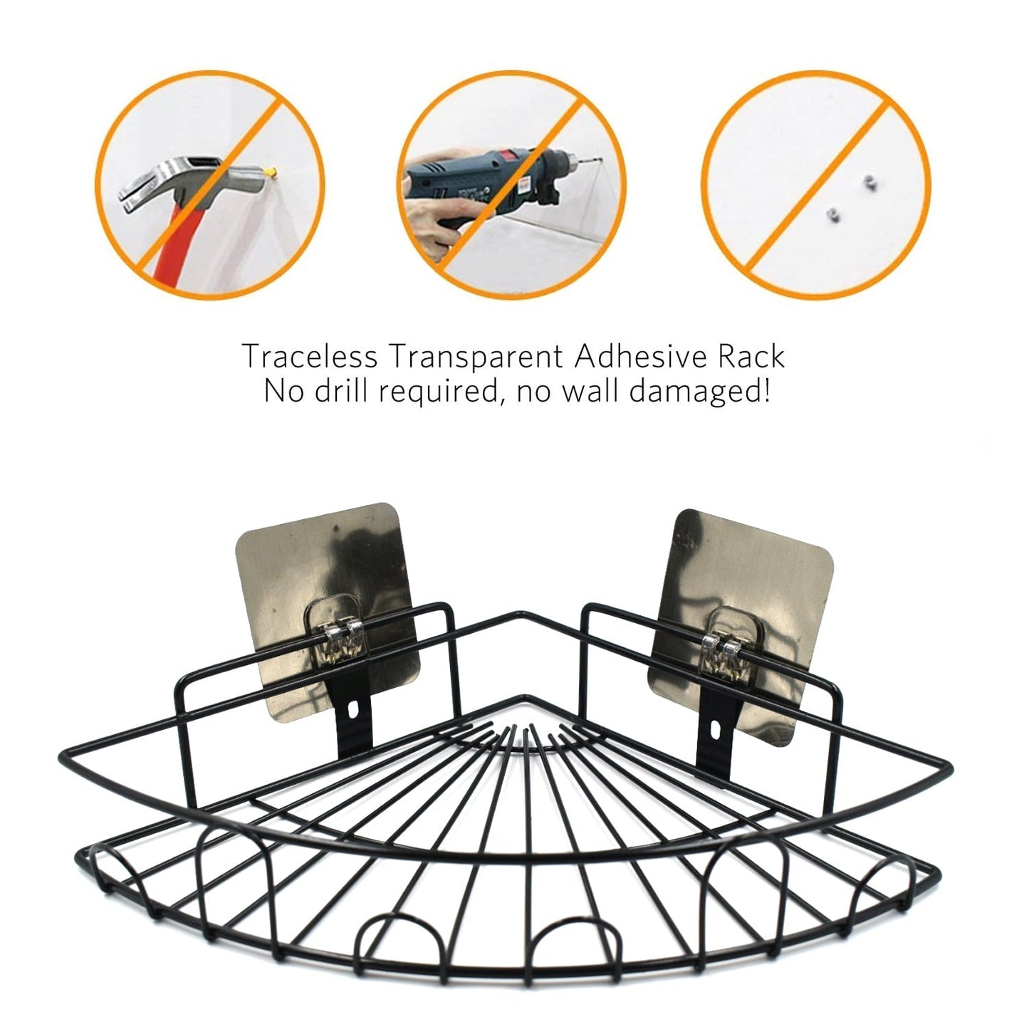 1 Pc Shower Caddy Corner For Holding And Storing Various Household Stuffs And Items Etc. - Happy Price - Image 5