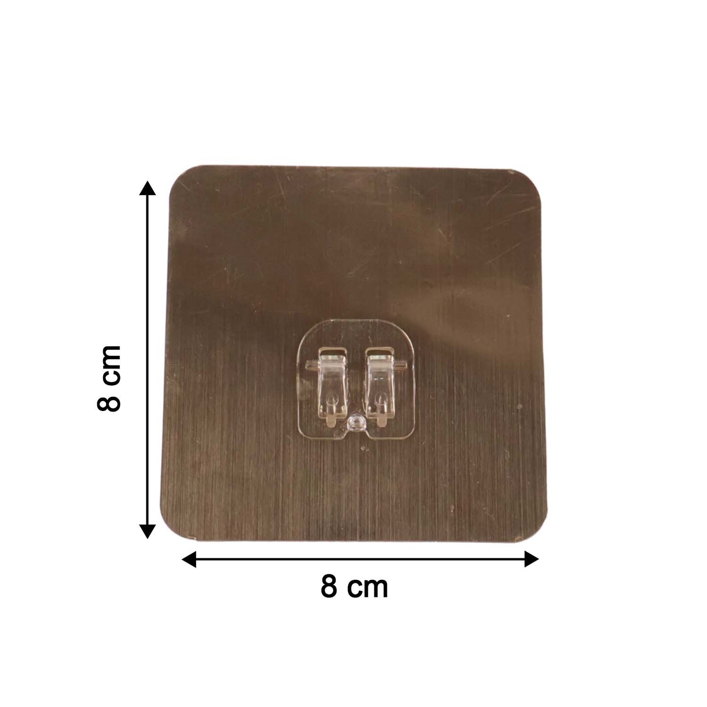 Heavy-Duty Adhesive Plastic Wall Hook - 1 Pc (8x8 cm) - Happy Price - Image 5