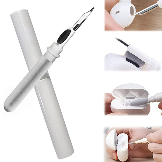 3 In 1 Earbuds Cleaning Pen For Cleaning Of Ear Buds And Ear Phones Easily Without Having Any Damage. - Happy Price - Image 1