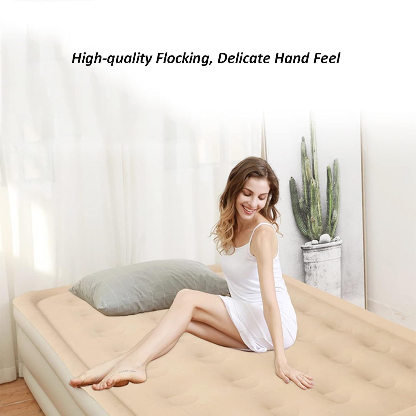 Portable Inflatable Bed Folding Lazy Bed (190x100x40 Cm  1 Pc) - Happy Price - Image 6