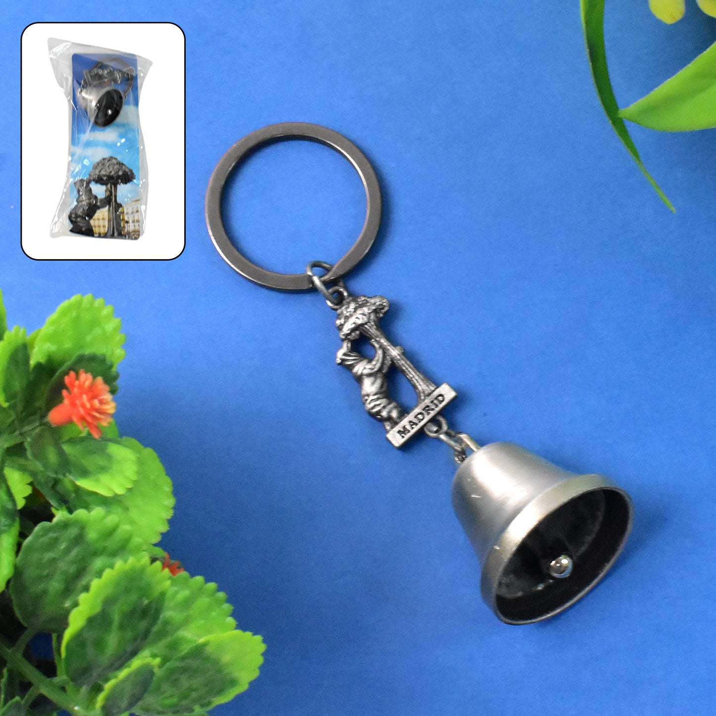 Metal Small Temple Bell Keychain Motorcycle Bell Keychain (1 Pc  Mix Color) - Happy Price - Image 2