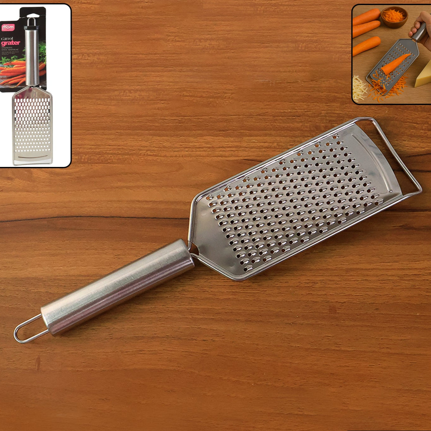 Stainless Steel Vegetable Grater for Kitchen - 1 Piece - Happy Price - Image 1