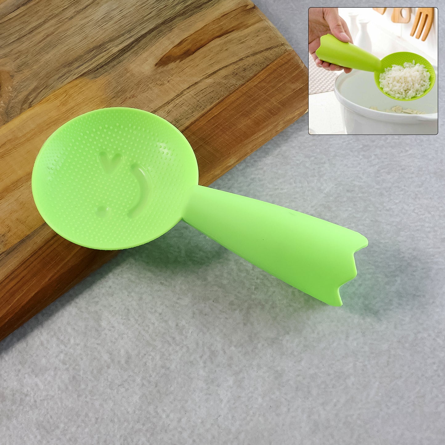 Non-Stick Rice Serving Spoon - 1 Pc Heat-Resistant Kitchen Utensil - Happy Price - Image 7