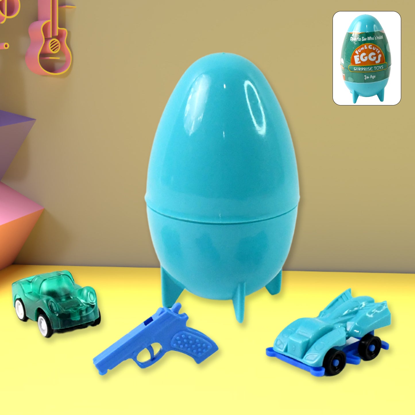 Aditi Fun  Cute Surprise Eggs Toy For Kids (1 Pc) - Happy Price - Image 3
