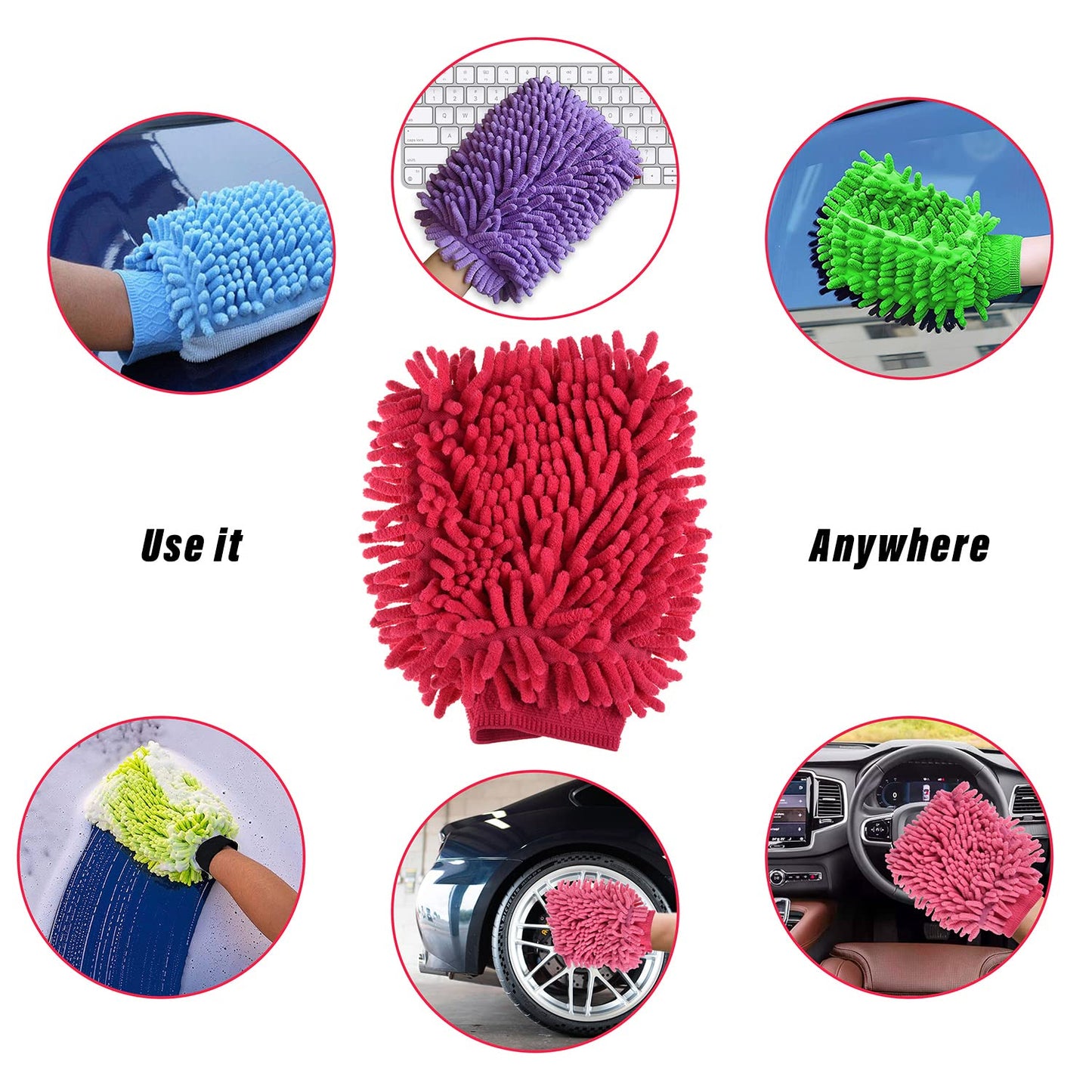 Double Sided Microfiber Hand Glove Duster - Happy Price - Image 5