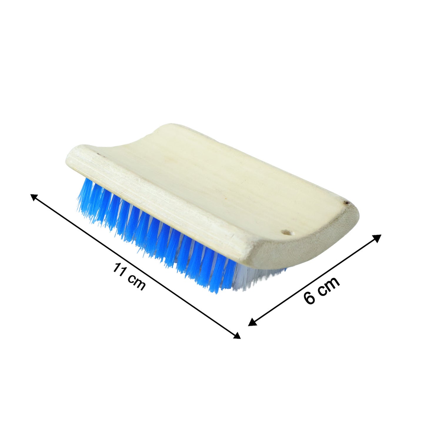 Heavy Duty Scrub Brush with Wooden Handle (1 Pc) - Happy Price - Image 4