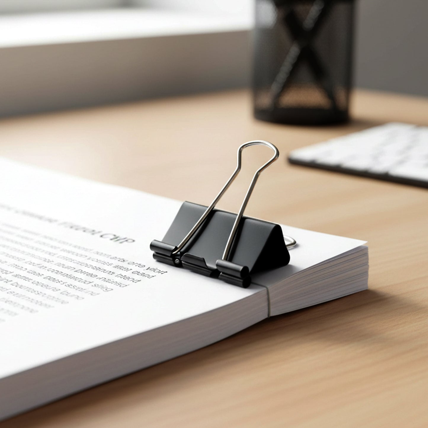 19mm Black Binder Clips - Pack of 40 for Secure Paper Management - Happy Price - Image 6