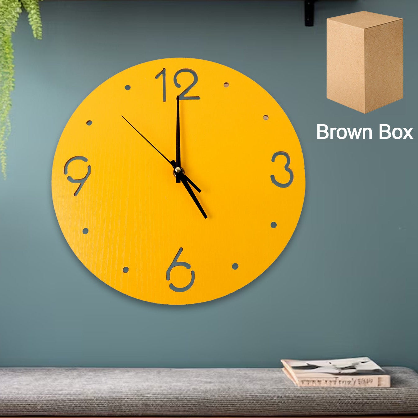 Modern Minimalist Wall Clock For Home  Office Dcor (1 Pc) - Happy Price - Image 1