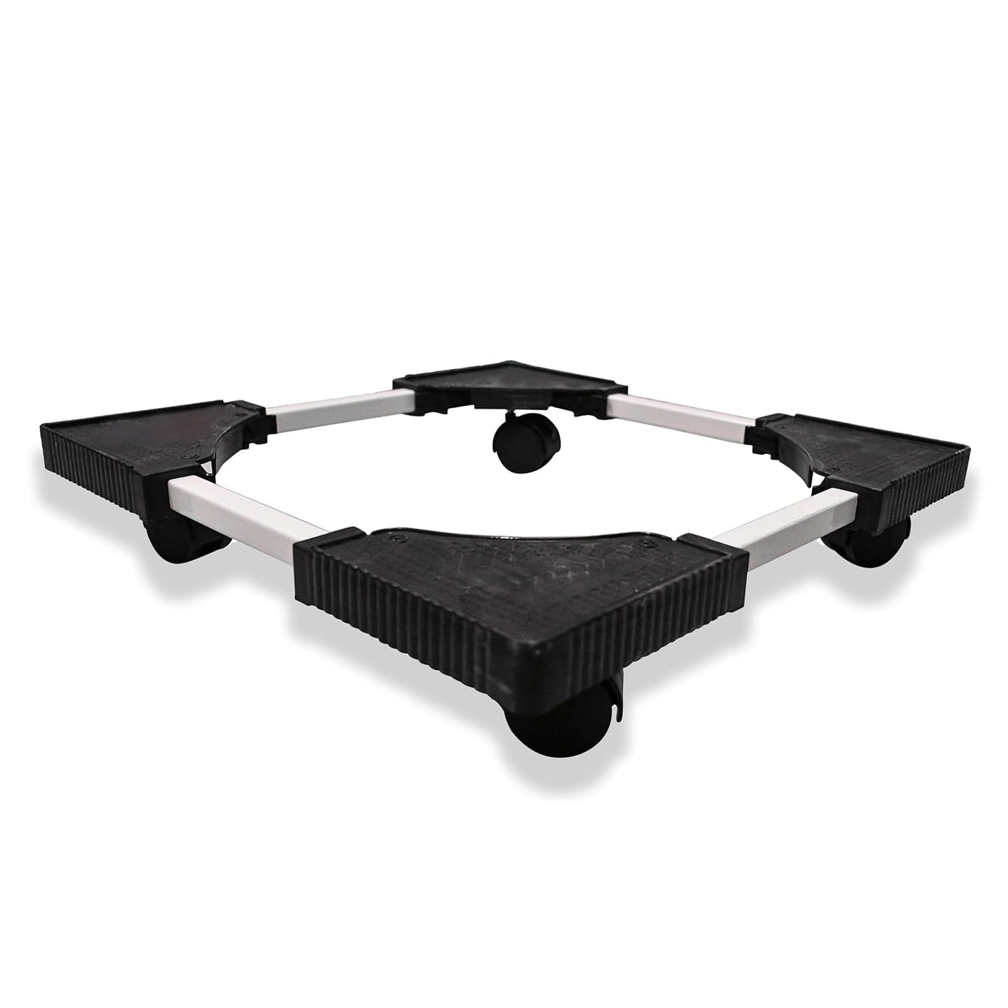 Adjustable Heavy-duty Fridge And Washing Machine Stand Base Trolley 50x50 Cm - Happy Price - Image 4