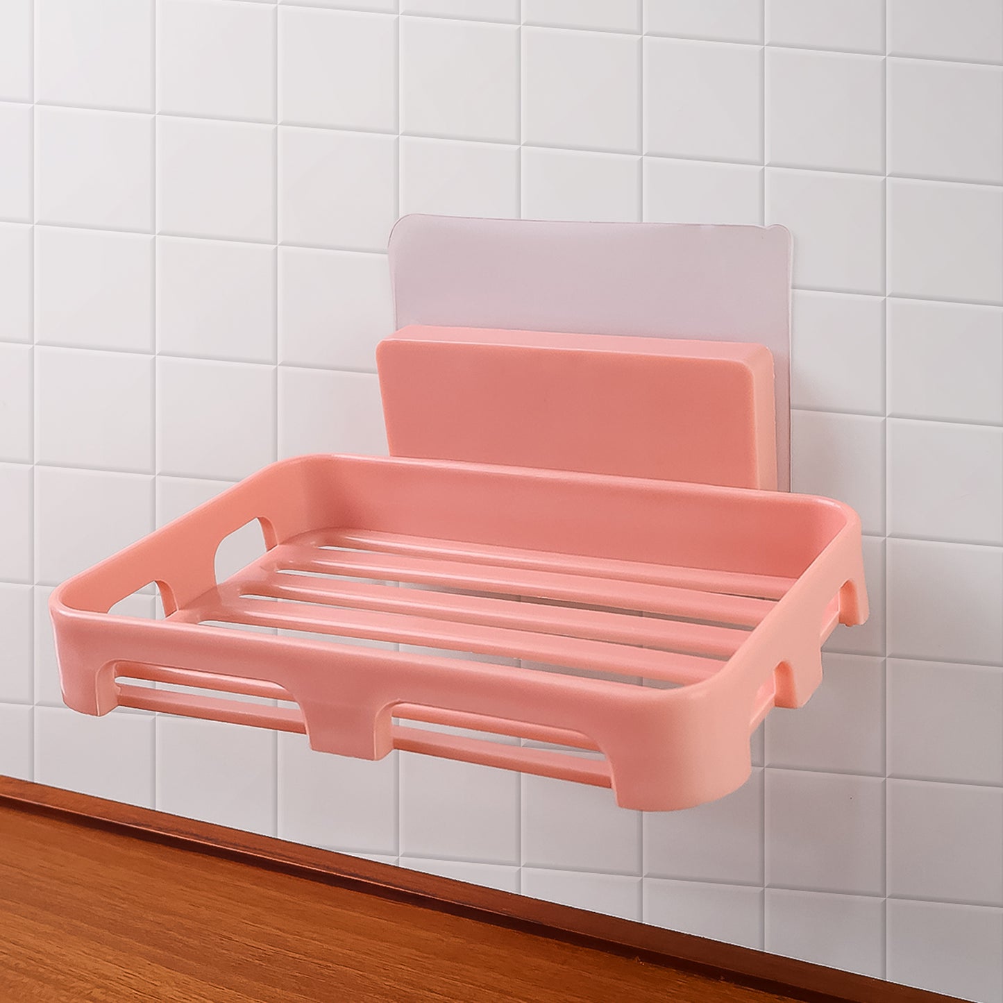 Self Adhesive Rectangular Soap Dish Holder (1 Pc) - Happy Price - Image 6