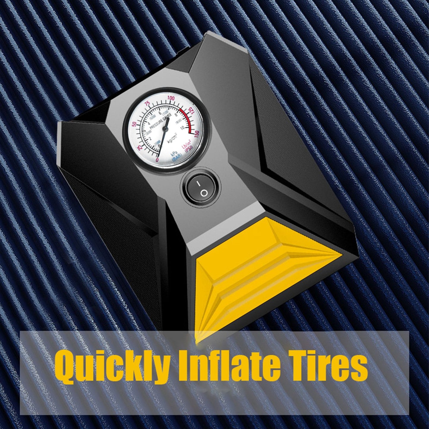 Portable Car Tyre Air Compressor Pump - Rapid Mini Inflator - Happy Price - Image 4