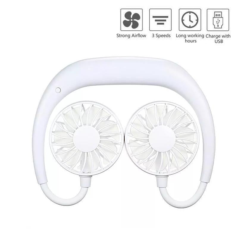 Wearable Neck Fan - Rechargeable USB Mini Fan for Hands-Free Cooling - Happy Price - Image 1