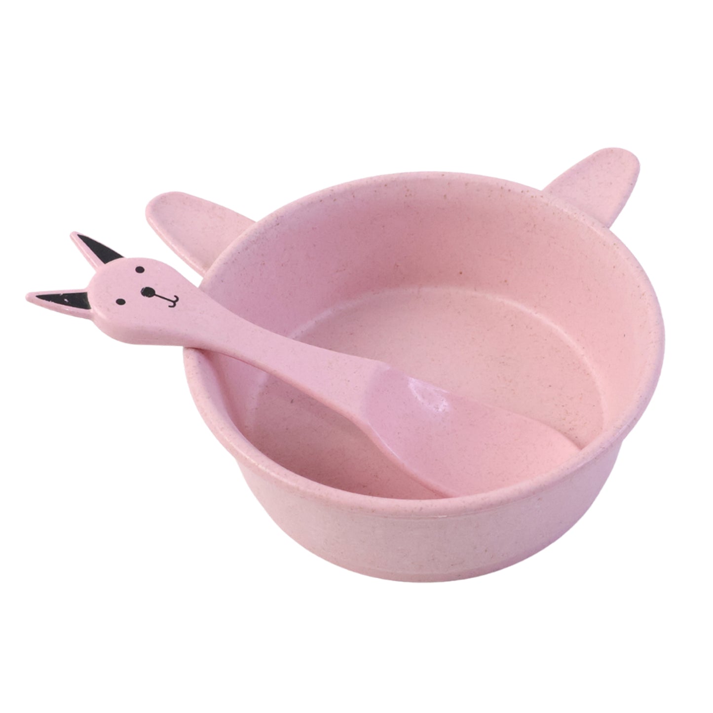 HappyPrice Kids Feeding Bowl Set with Cute Spoon (240ml, 1 Set) - Anti-Slip Toddler Bowl with Handles - Happy Price - Image 3