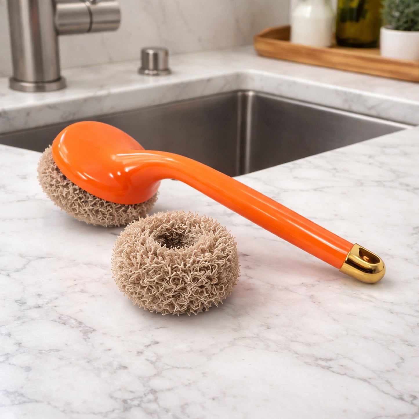 Long Handle Scrub Brush Set for Deep Cleaning - 1 Set - Happy Price - Image 2