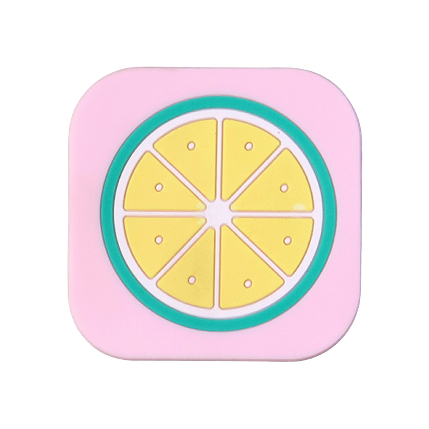 Silicone Drink Coaster with Lemon Design - Heat Resistant & Anti-Slip (1 Pc, 8x8 cm) - Happy Price - Image 4