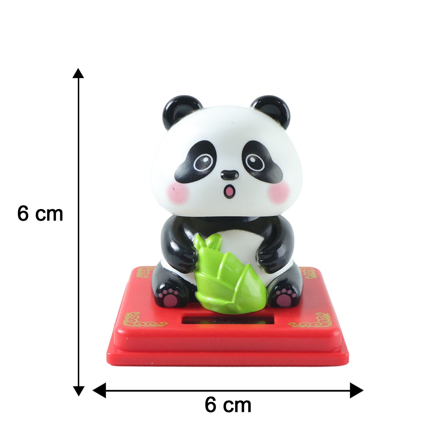 Solar Powered Panda Showpiece with Moving Head - 1 Pc - Happy Price - Image 5