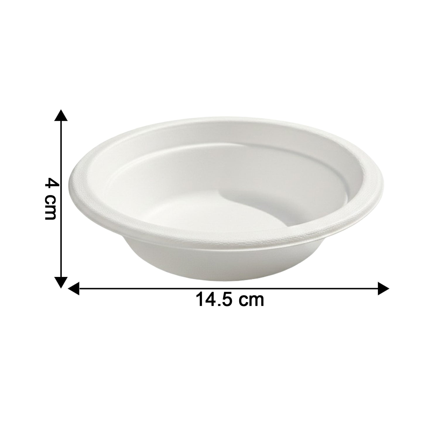 Set of 10 Disposable Food Serving Bowls, 360 ML Capacity Each - Happy Price - Image 5