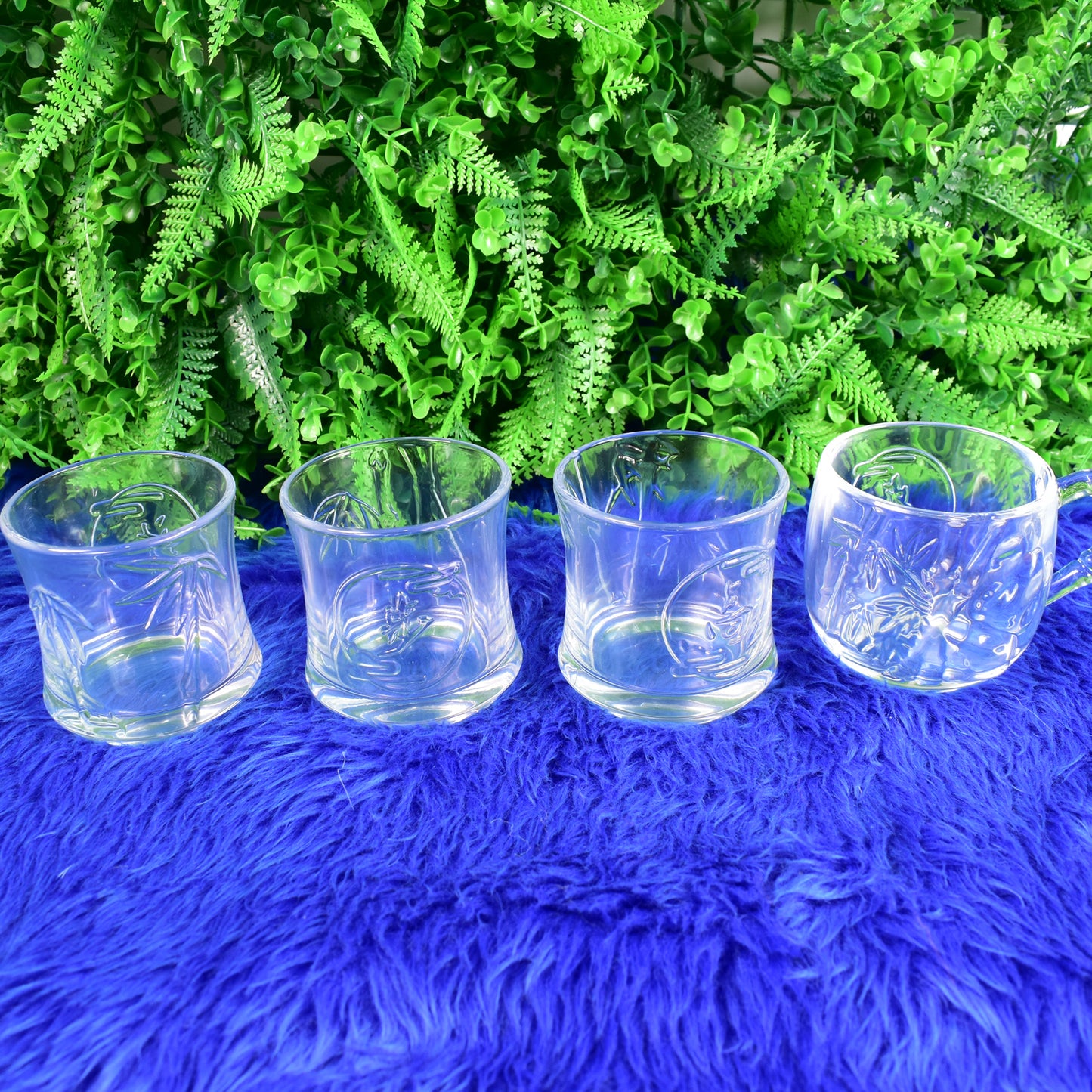 Set of 4 Glass Tumblers & Cups - Transparent Drinkware for Juice, Tea, Coffee - Happy Price - Image 2