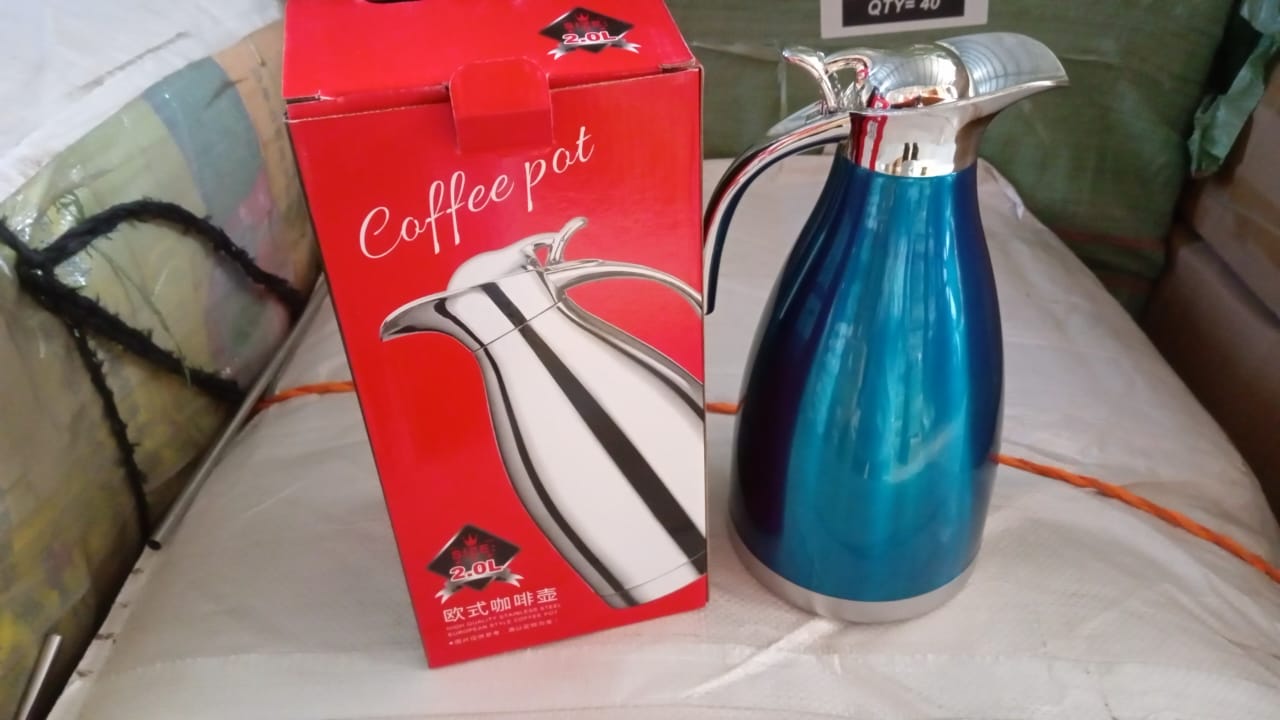 Vacuum Insulated Kettle Jug Vacuum Insulated Thermo Kettle Jug Insulated Vacuum Flask Vacuum Kettle Jug Stainless Steel For Milk Tea Beverage Home Office Travel Coffee ( 2 Ltr) (1pc) - Happy Price - Image 6