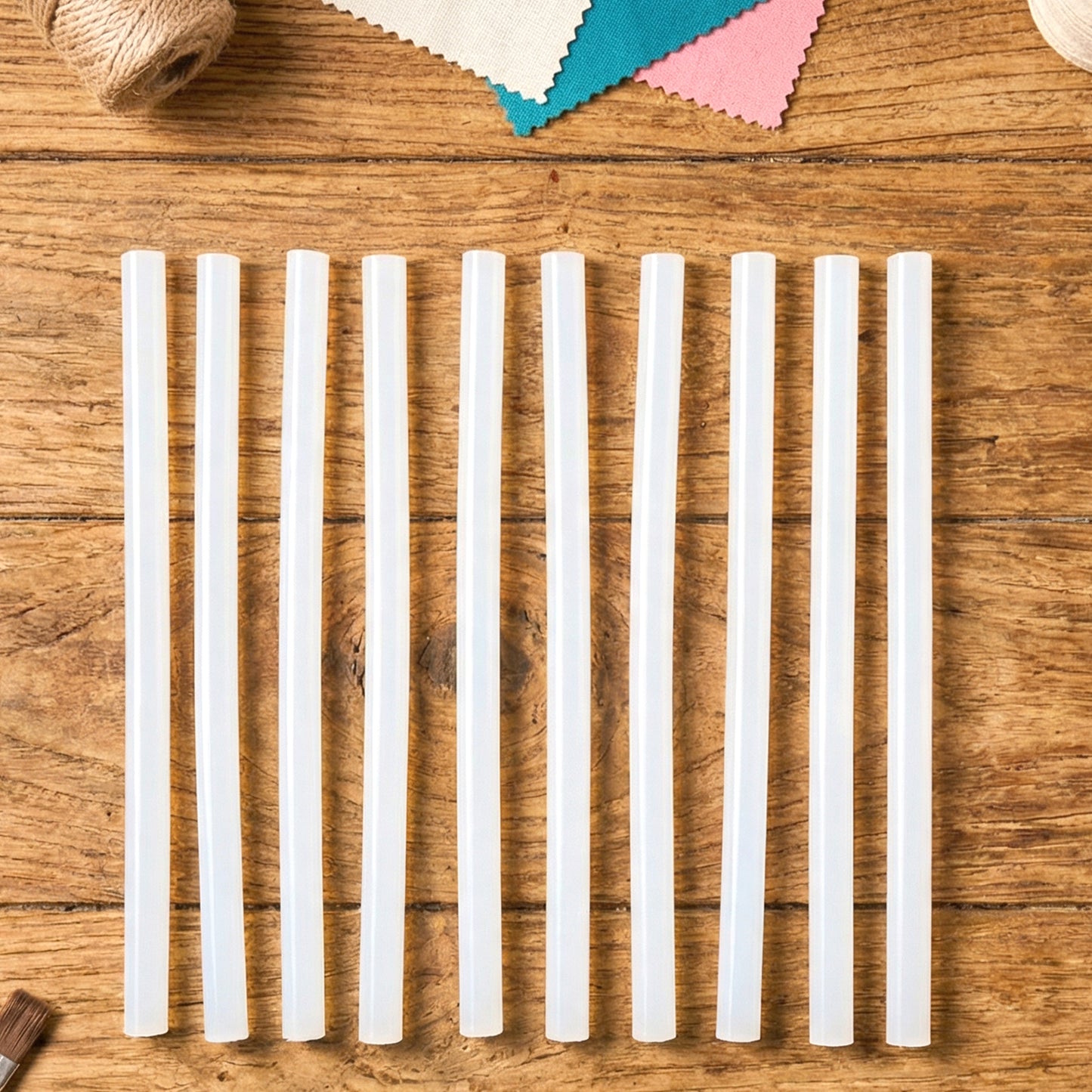 20 cm Hot Melt Glue Sticks - Strong Adhesive for Crafts & Repairs (10 Pc Set) - Happy Price - Image 3