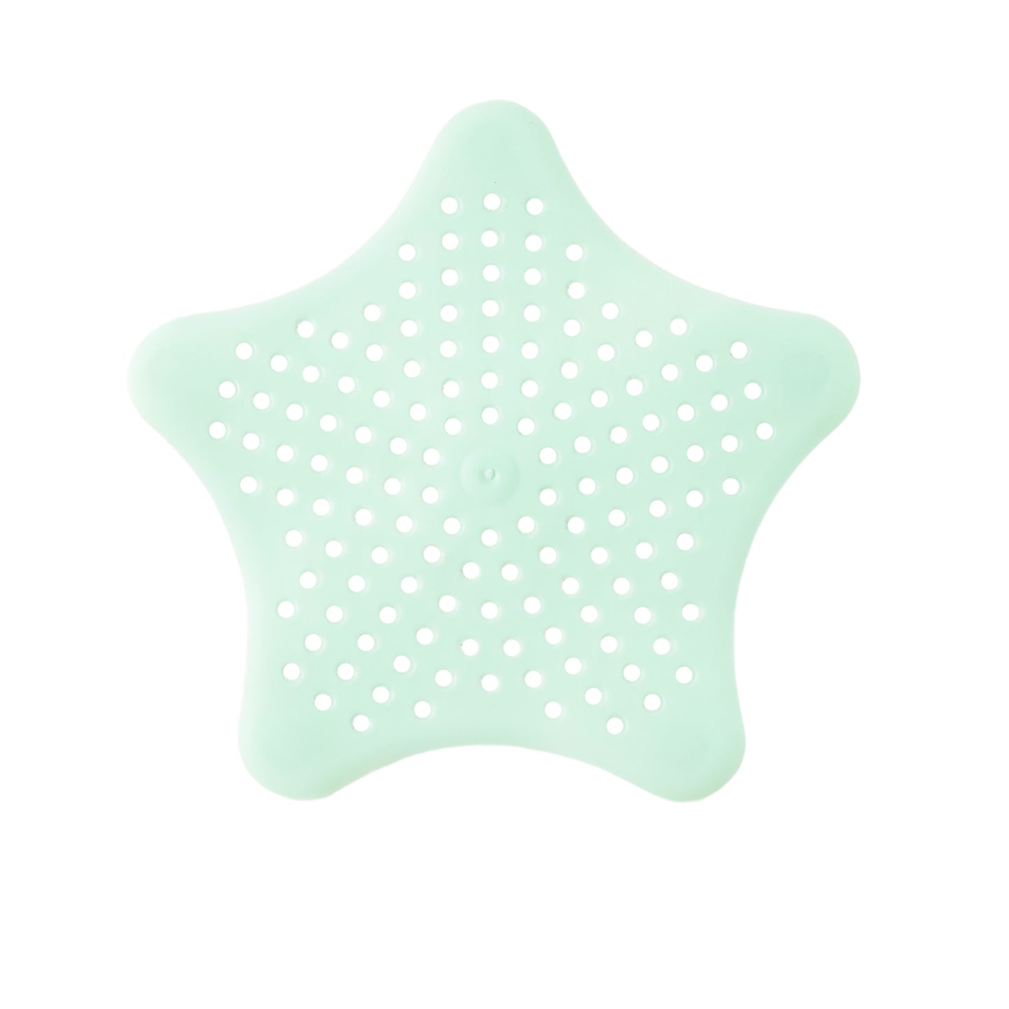 Mint Green Silicone Star Shaped Sink Filter Bathroom Hair Catcher Drain Strainers For Basin - Happy Price - Image 5
