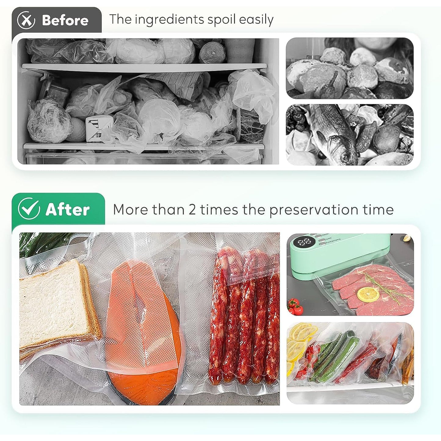 Rechargeable Electric Vacuum Sealer Machine - Happy Price - Image 3