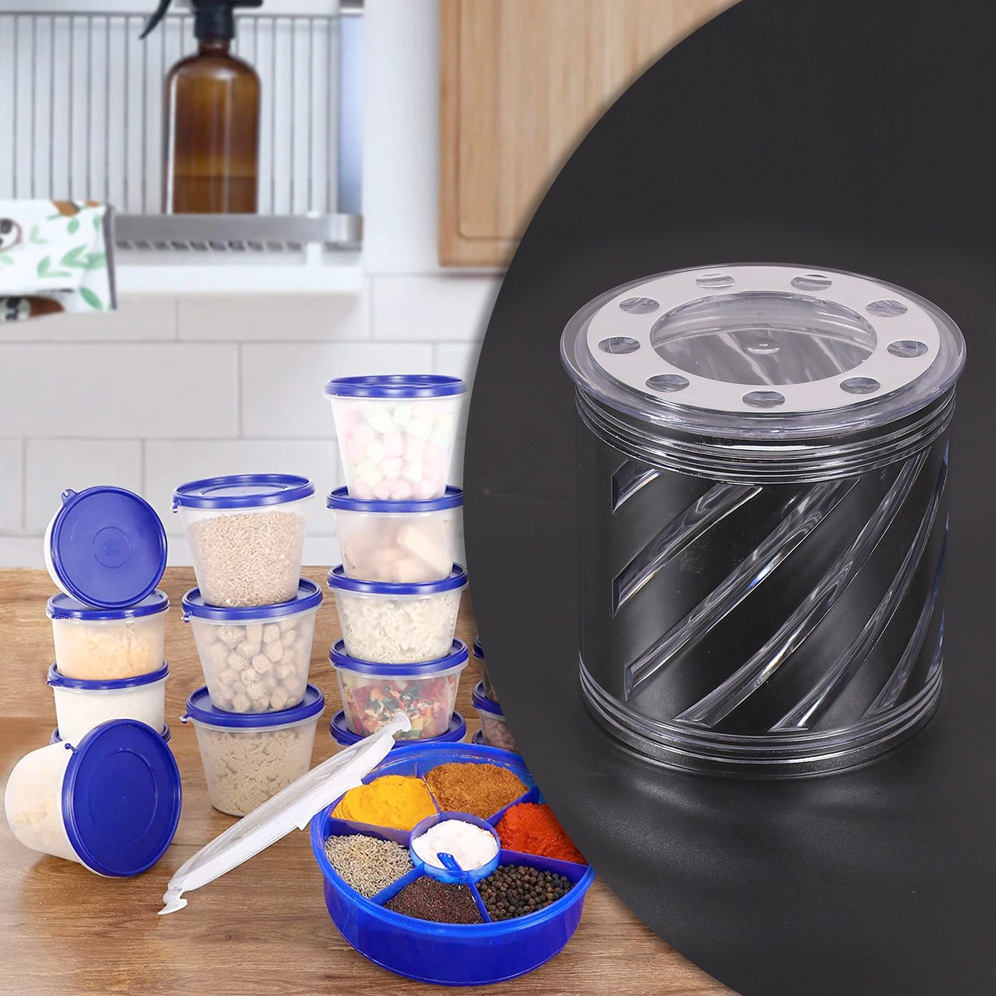 Dry Fruit Container  Storage Box  Airtight Container For Home  Kitchen Use ( 750 Ml ) - Happy Price - Image 5