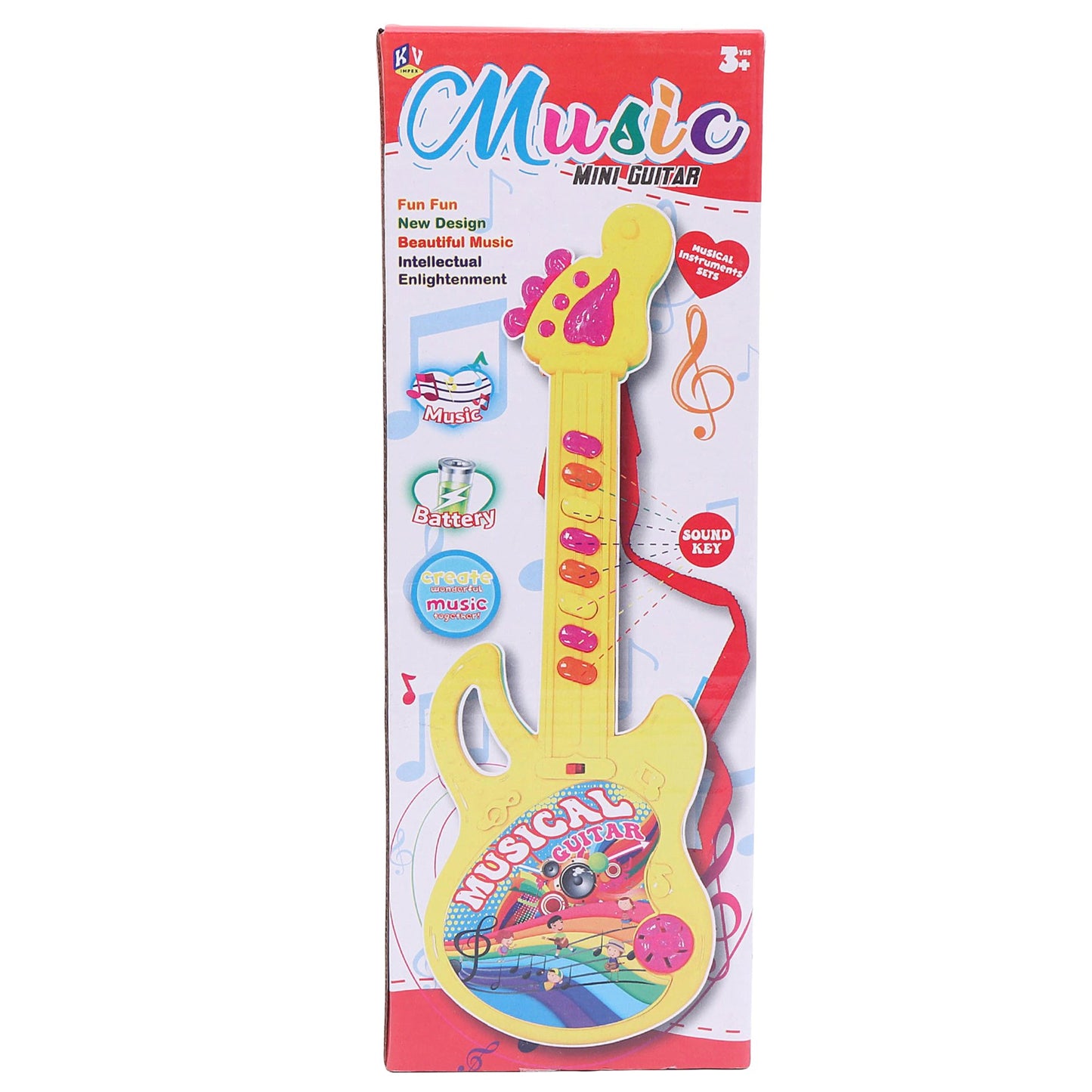 Mini Guitar Colorful With Delightful Music - Happy Price - Image 6